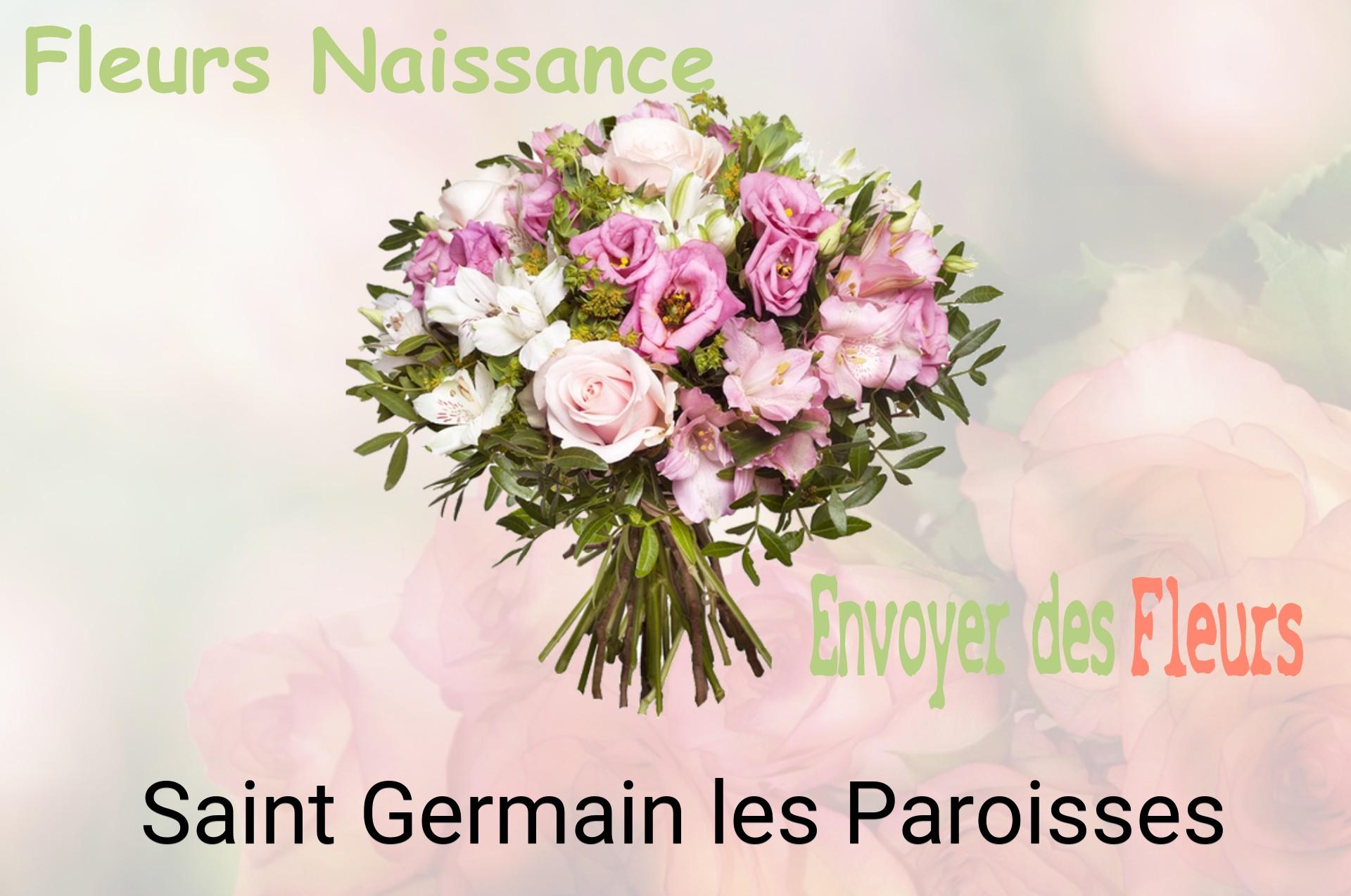 Bouquet de fleurs de naissance livré à Saint-Germain-les-Paroisses