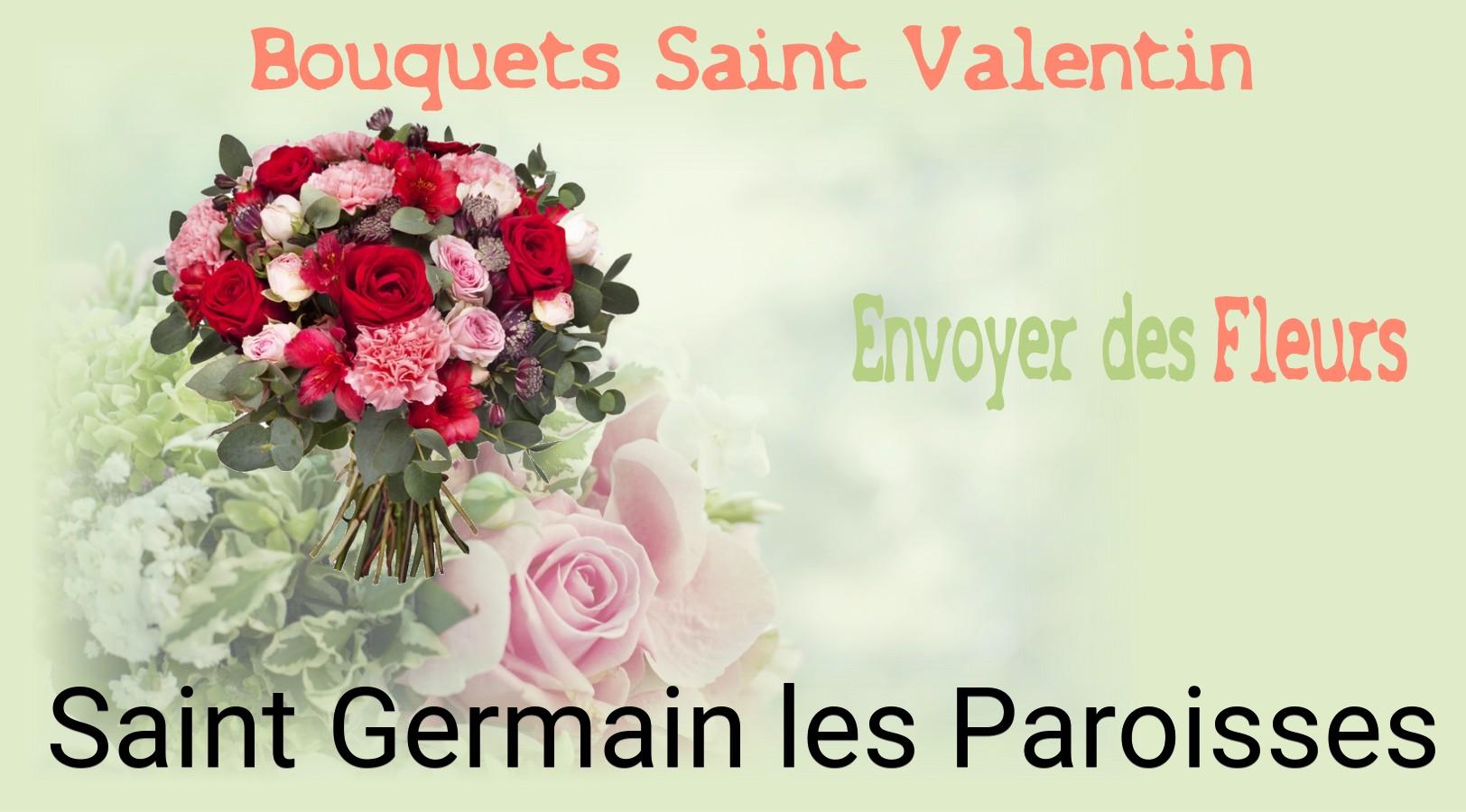 Roses de Saint-Valentin livrées à Saint-Germain-les-Paroisses